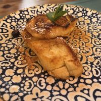 Torrijas at Hakuna Matata Veggie in Madrid