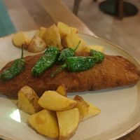 Cachopo at Hakuna Matata Veggie in Madrid
