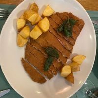 Cachopo at Hakuna Matata Veggie in Madrid