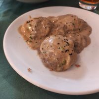 Raviolis at Hakuna Matata Veggie in Madrid