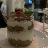 tiramisu. 3/10, 3 for cream   at Hakuna Matata Veggie in Madrid