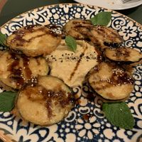 Aubergines  at Hakuna Matata Veggie in Madrid