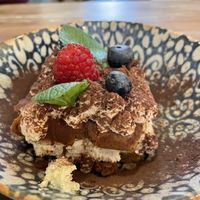 Tiramisú vegano  at Hakuna Matata Veggie in Madrid