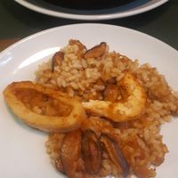 paella at Hakuna Matata Veggie in Madrid