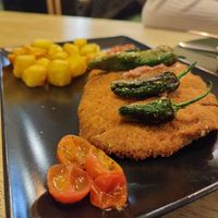 Cachopo at Hakuna Matata Veggie in Madrid