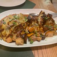 Artichoke with mushroom at Hakuna Matata Veggie in Madrid