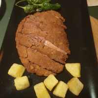 Cachopo at Hakuna Matata Veggie in Madrid