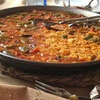 Paella  at Hakuna Matata Veggie in Madrid