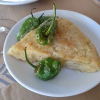 Starter / Spanish tortilla at Hakuna Matata Veggie in Madrid