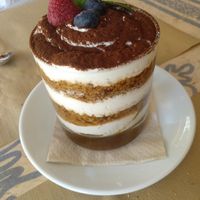 Tiramisu at Hakuna Matata Veggie in Madrid