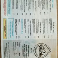 menu  at Jaya Nutrition Bar in Juno Beach