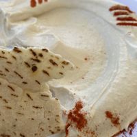 Humus and pita    at Oasis Mediterranean in Gallup