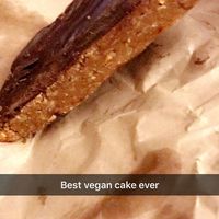 Best cake ever  at Marwick's Vegan Kitchen in Dundee