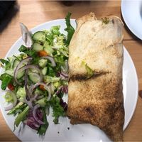 Devils breakfast burrito - yuuuummmmm  at Marwick's Vegan Kitchen in Dundee