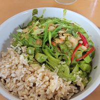 Green Curry Bowl  at Basic Kitchen in Charleston