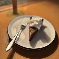 Chocolate tahini tar  at Basic Kitchen in Charleston