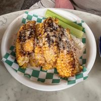 These corn ribs are magnificent!  at Basic Kitchen in Charleston