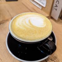 Turmeric latte at The Wildcat in Fort William