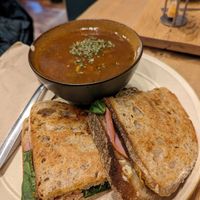 Soup and sandwich special at The Wildcat in Fort William