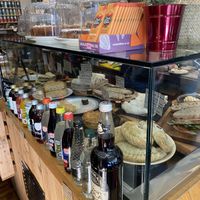 Selection of savoury pies, sandwiches and cakes  at The Wildcat in Fort William