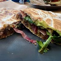 Curried lentil wrap   at The Wildcat in Fort William