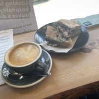 Tomato, rocket toastie   at The Wildcat in Fort William