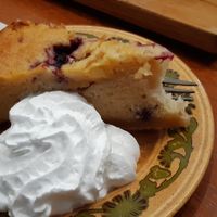 Apple and berry cake at The Wildcat in Fort William