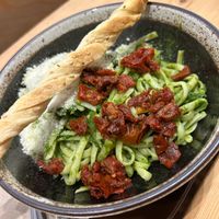 Pesto pasta at The Wildcat in Fort William