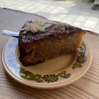 Orange and Almond Cake - Very Nice!  at The Wildcat in Fort William