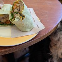 Mushroom wrap at The Wildcat in Fort William