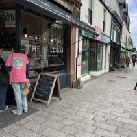 Outside  at The Wildcat in Fort William