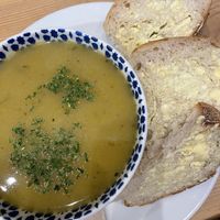 Soup of the day, potato leek  at The Wildcat in Fort William