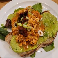 Korean scrambled tofu at The Wildcat in Fort William