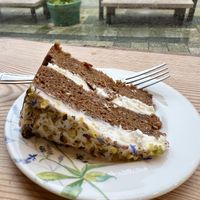 Carrot and pistachio cake   at The Wildcat in Fort William