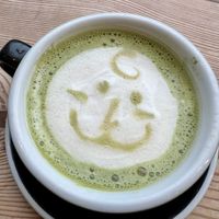 Matcha latte   at The Wildcat in Fort William