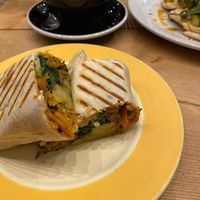 Aloo Gobi Wrap at The Wildcat in Fort William