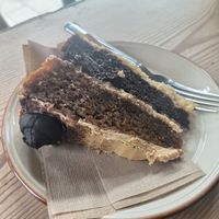 Salted Caramel millionaire cake at The Wildcat in Fort William