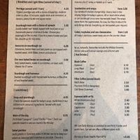 Speisekarte at The Wildcat in Fort William