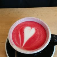 Beetroot latte 👍 at The Wildcat in Fort William