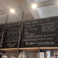 Board at The Wildcat in Fort William