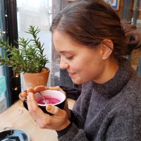 Beefroot latte. at The Wildcat in Fort William