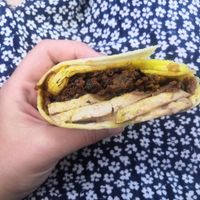 Japanese tofu wrap at The Wildcat in Fort William