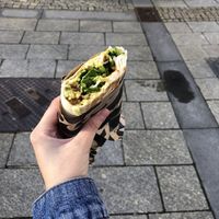 All day breakfast wrap at The Wildcat in Fort William