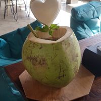 Cute coconut for  24.000 at by Cafe in Tegallalang