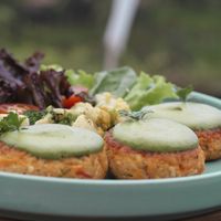 Tofu Croquette😍 at by Cafe in Tegallalang