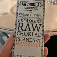 They have several flavours of vegan chocolate!  at Gott&Reco in Falun