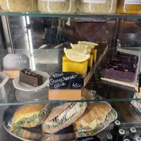 3 vegan options of fika!  at Gott&Reco in Falun