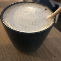 Chai latte with coffee  at Gott&Reco in Falun