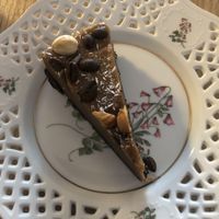 Raw chocolate and coffee cake  at Gott&Reco in Falun