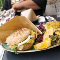 An avocado toast at Gott&Reco in Falun